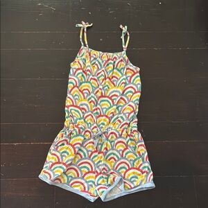 Mini Boden Rainbow Print Romper Girls size 9